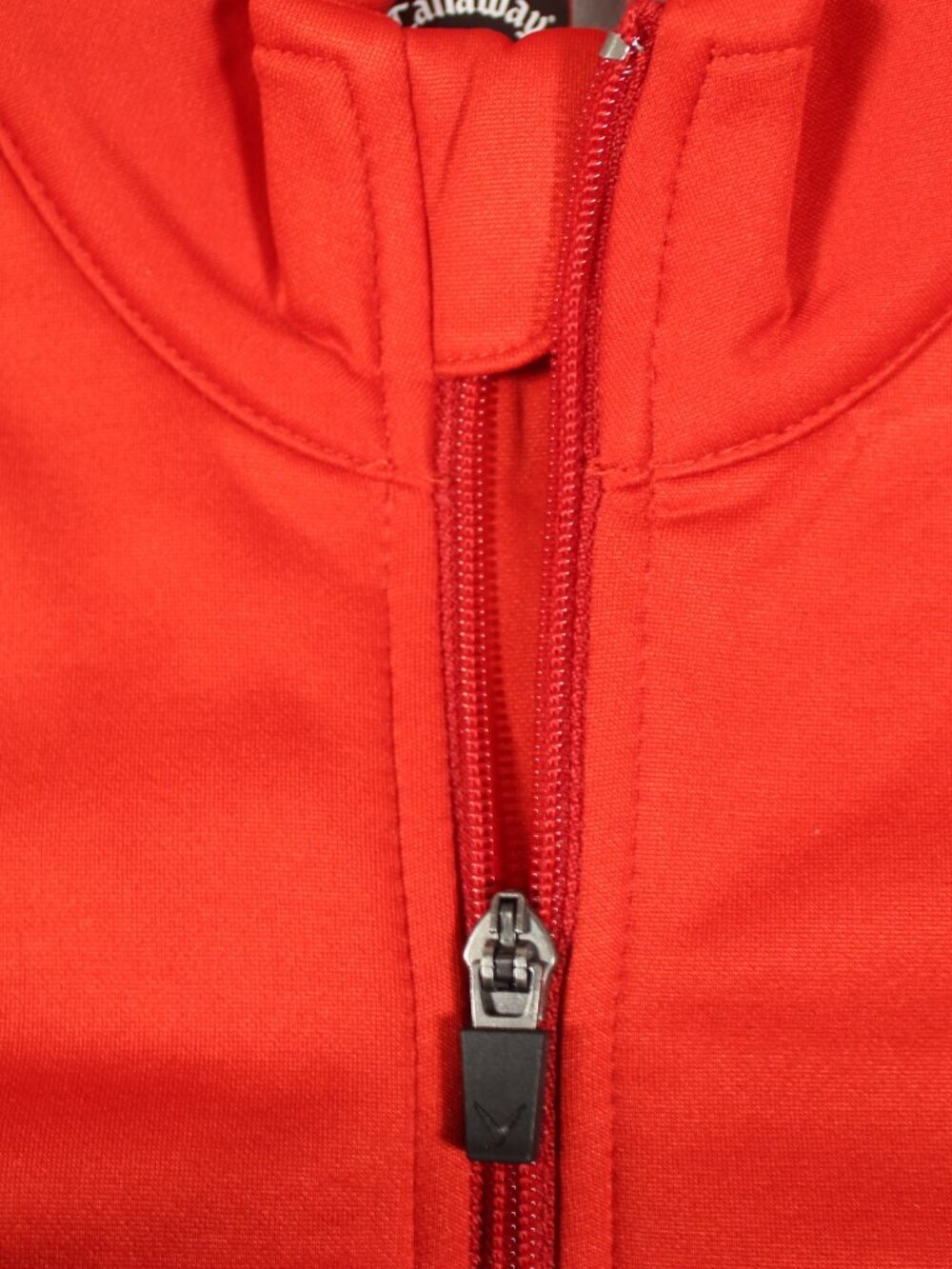 Callaway Red Black 1/4 Zip Golf Pullover Mens M - Picture 4 of 9